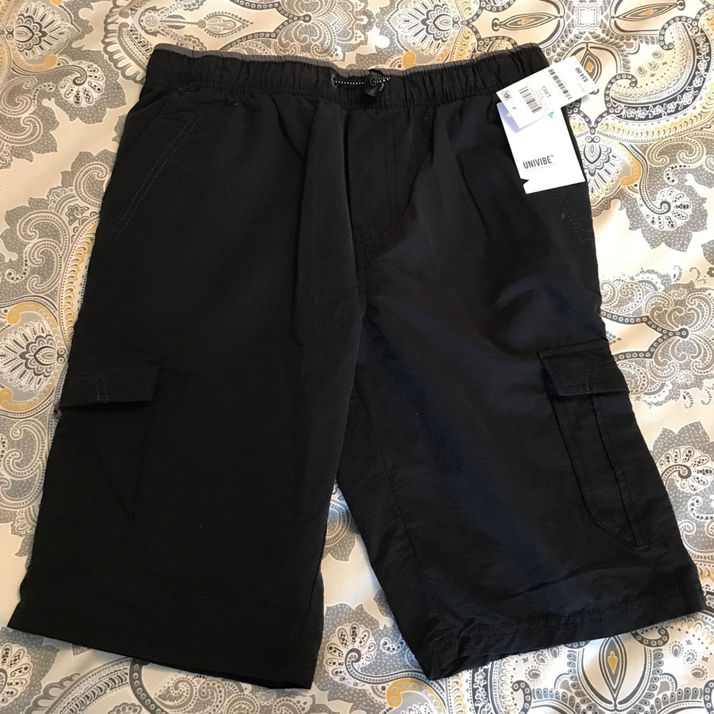 Boys Cargo shorts. Black. Brand new with tag.